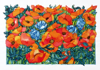 Poppies, 1998 by Maylee Christie